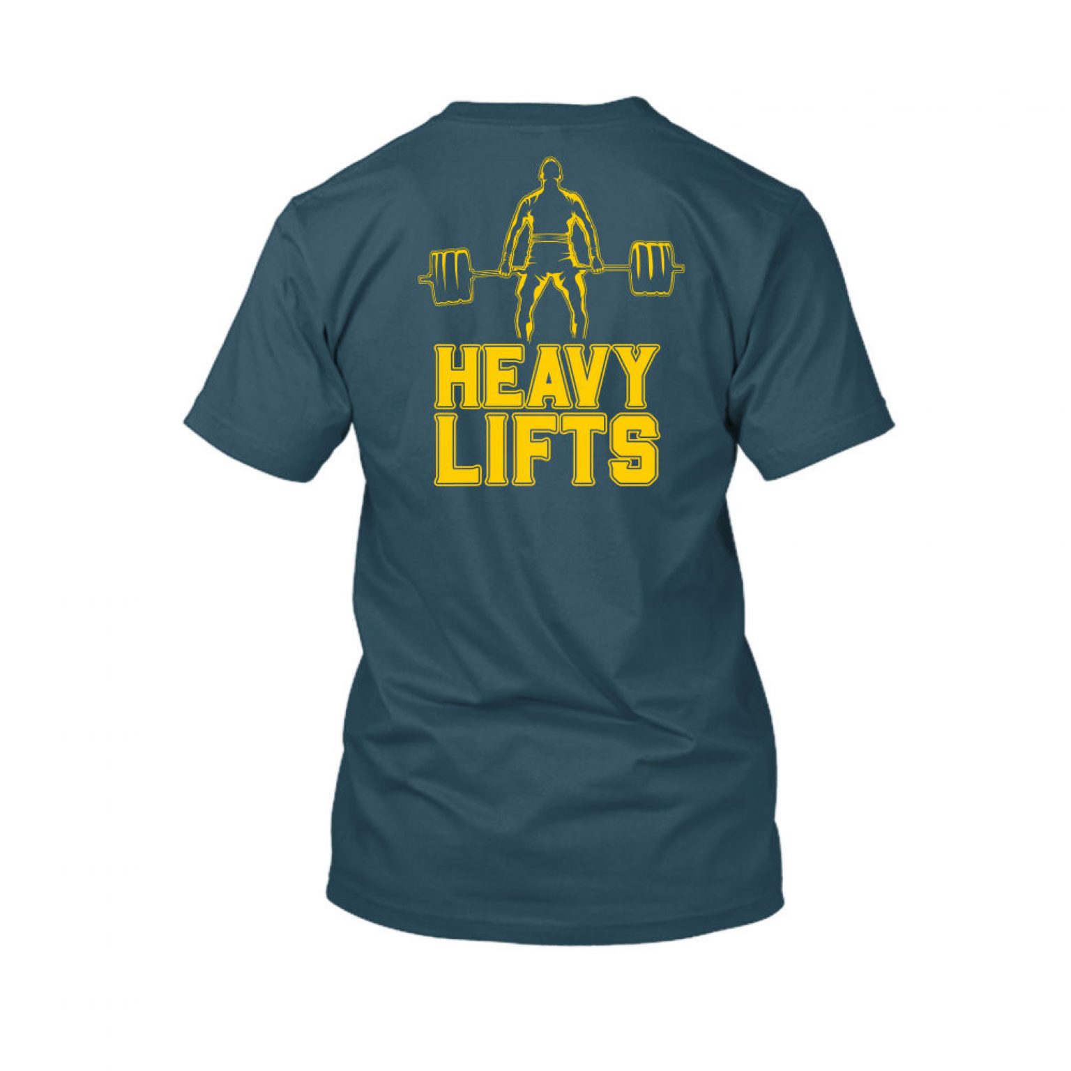 heavylifts shirt herren navy back