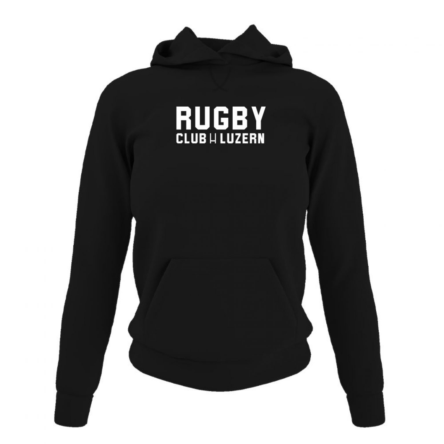 rugbyH hoodie damen black