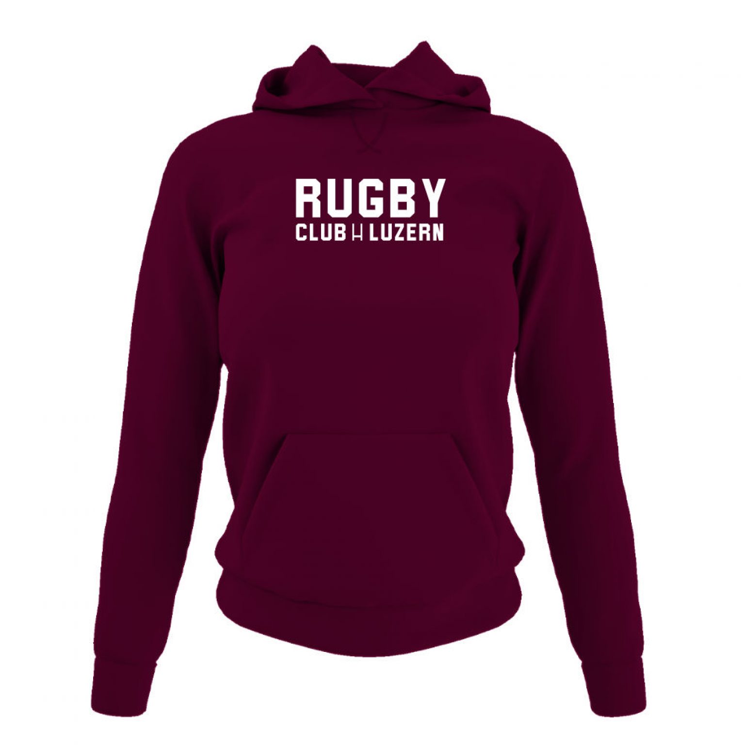 rugbyH hoodie damen burgundy