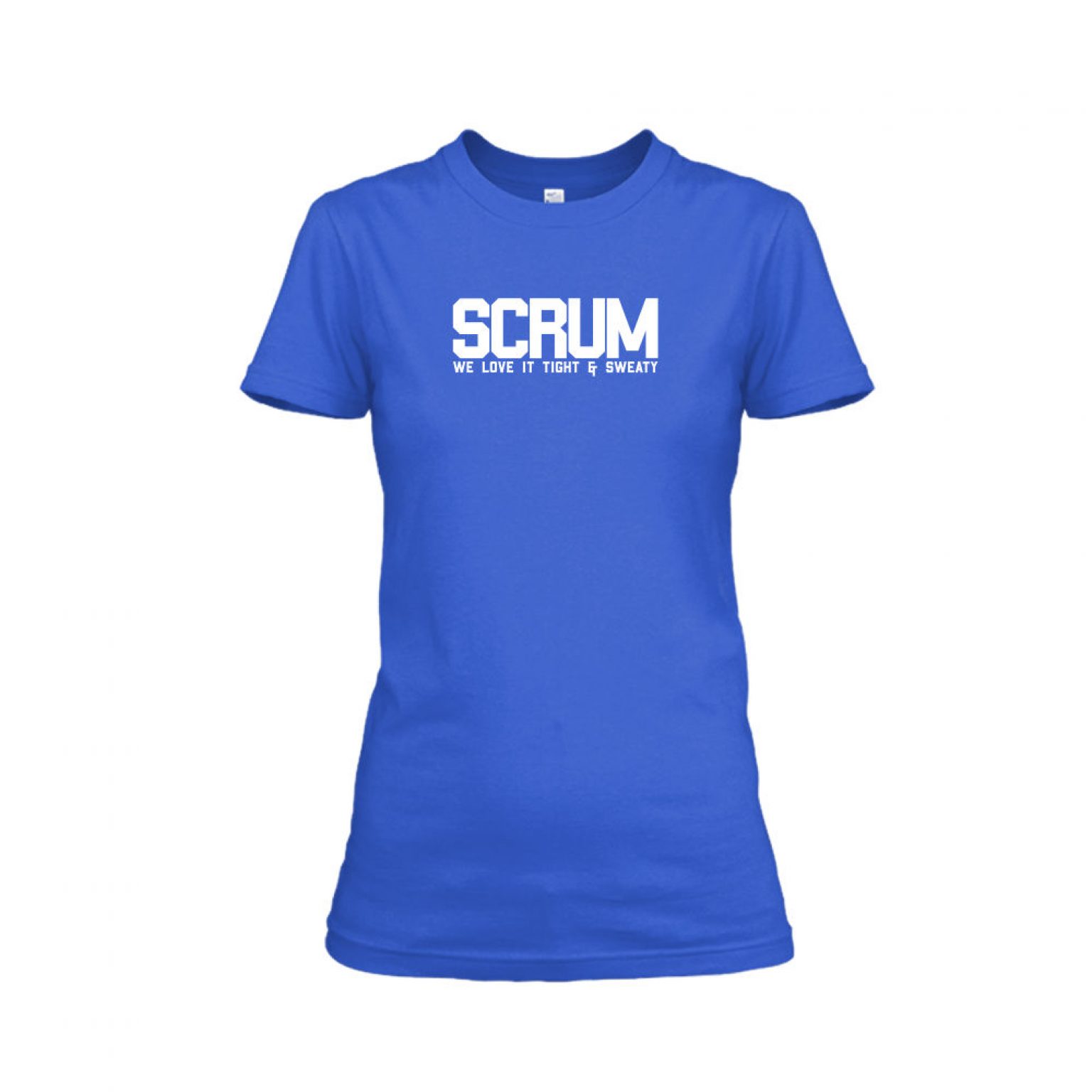 scrum shirt damen blue front