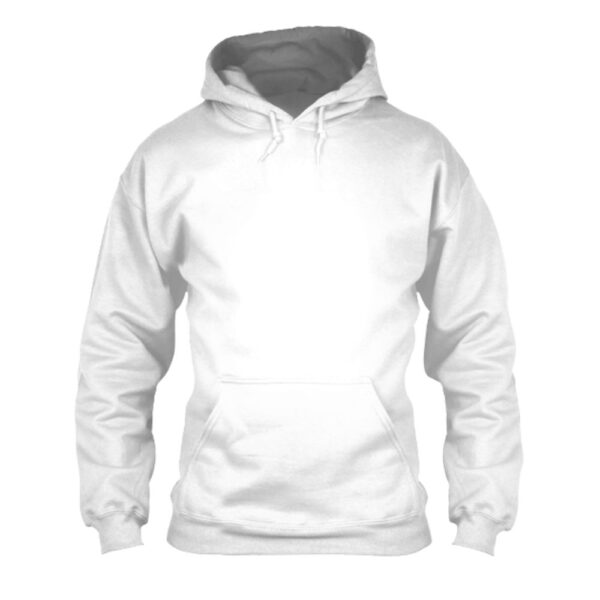 herren hoodie white front